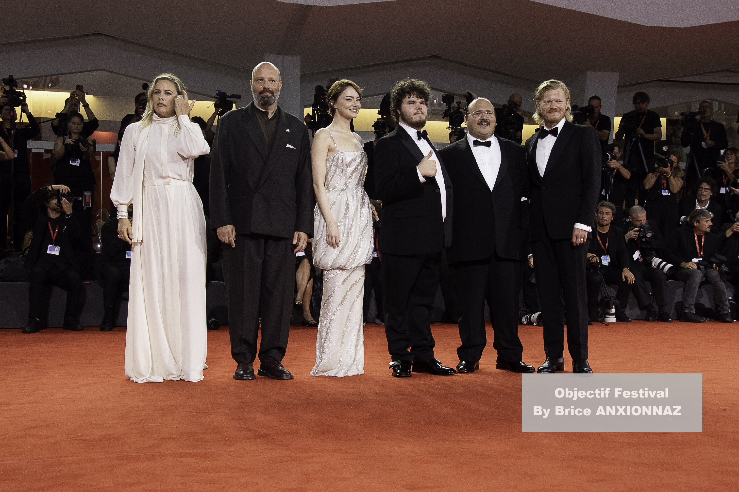 — italie venise cinema 82eme mostra del cinema 28 08 2025 bugonia cast and crew